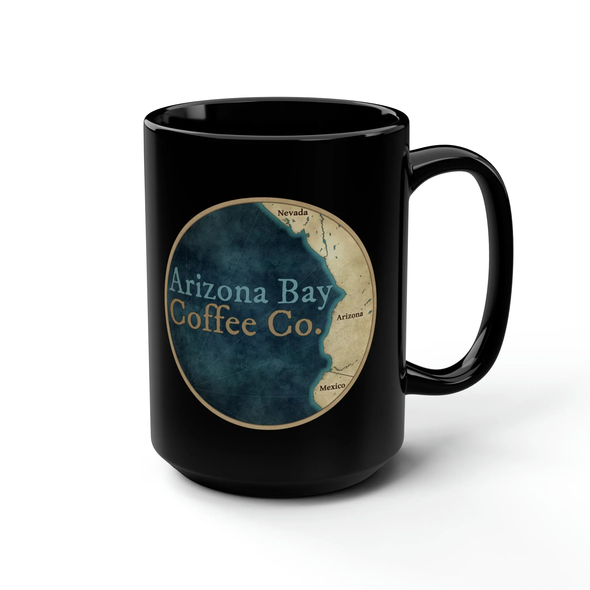 Arizona Bay Coffee - Black Mug, 15oz
