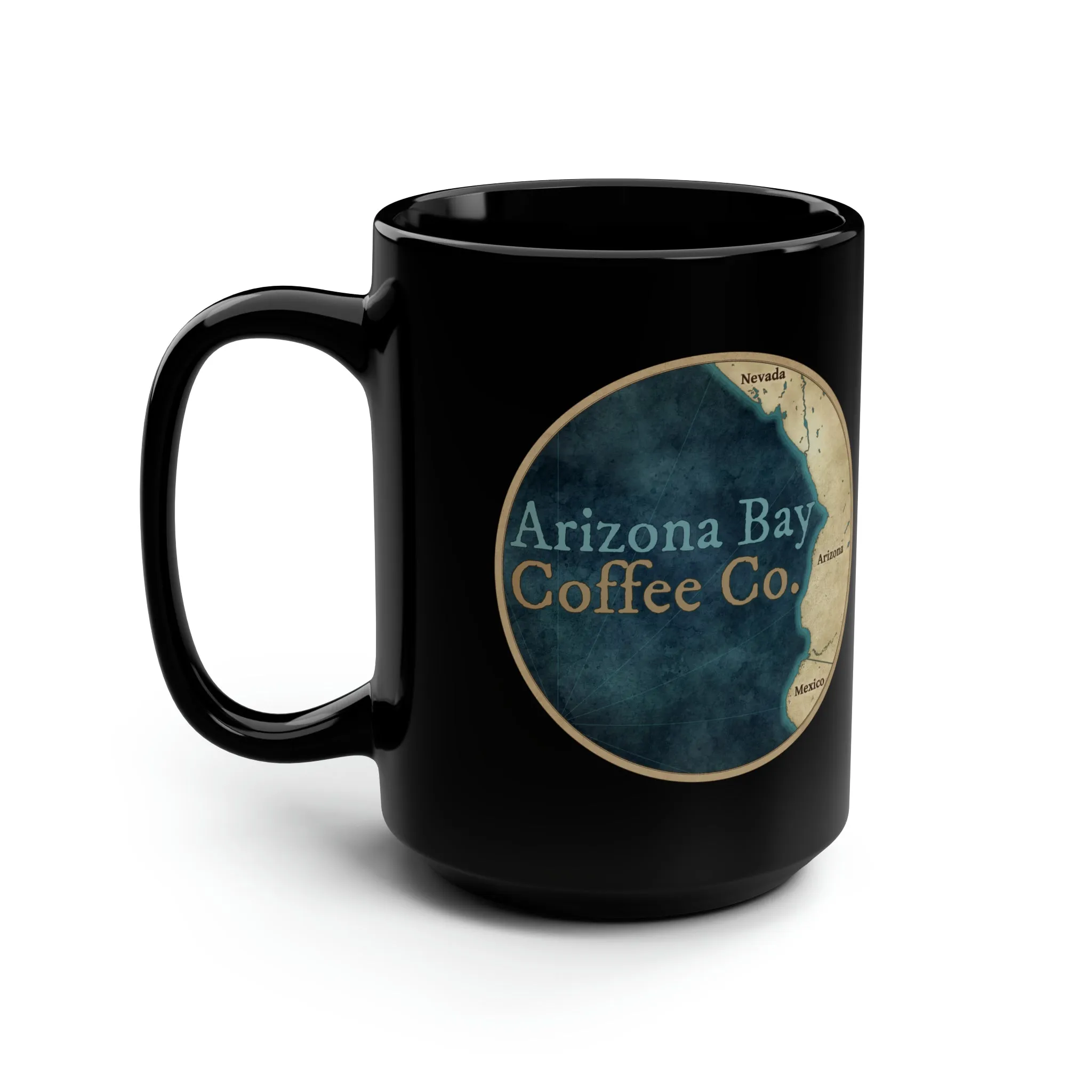 Arizona Bay Coffee - Black Mug, 15oz