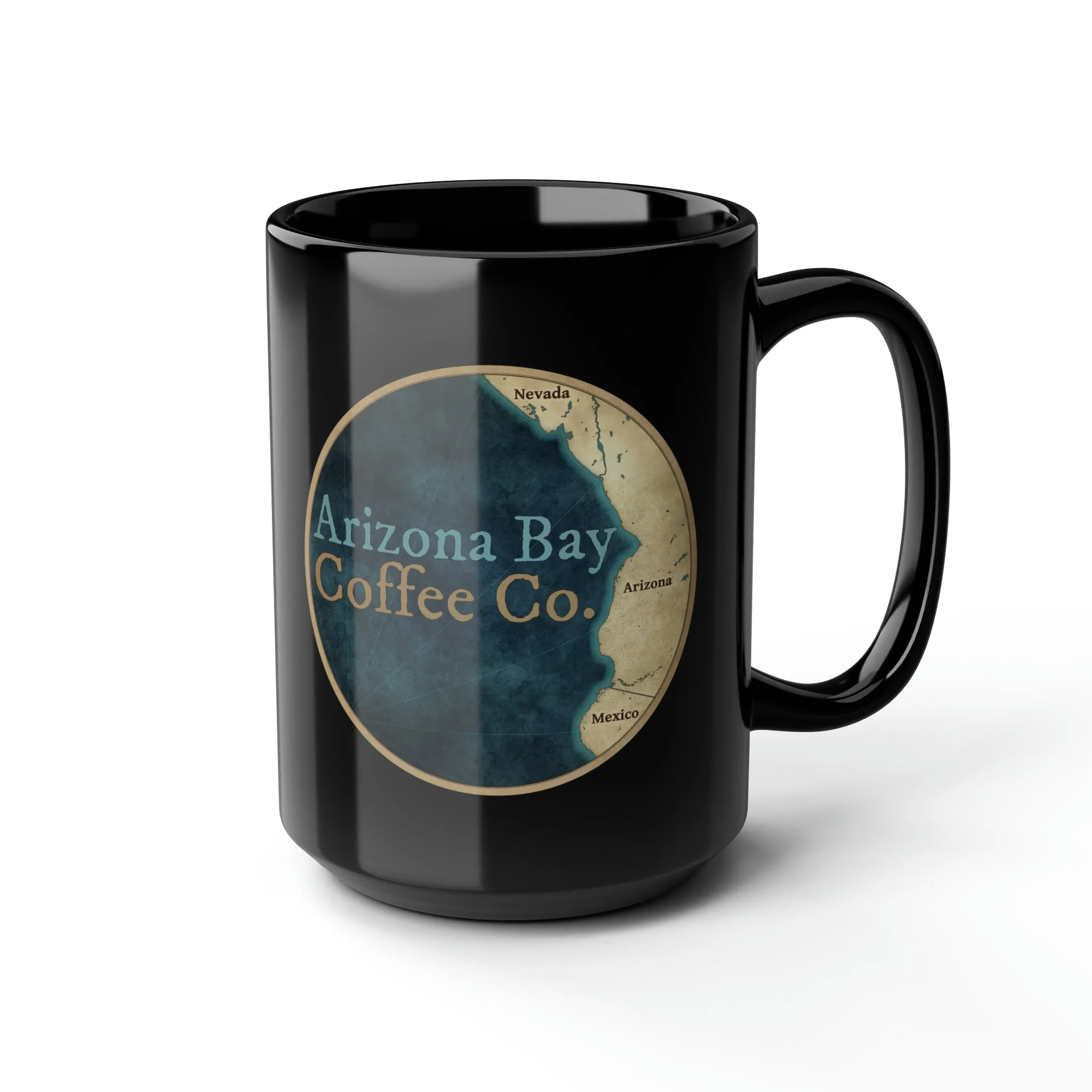 Arizona Bay Coffee - Black Mug, 15oz