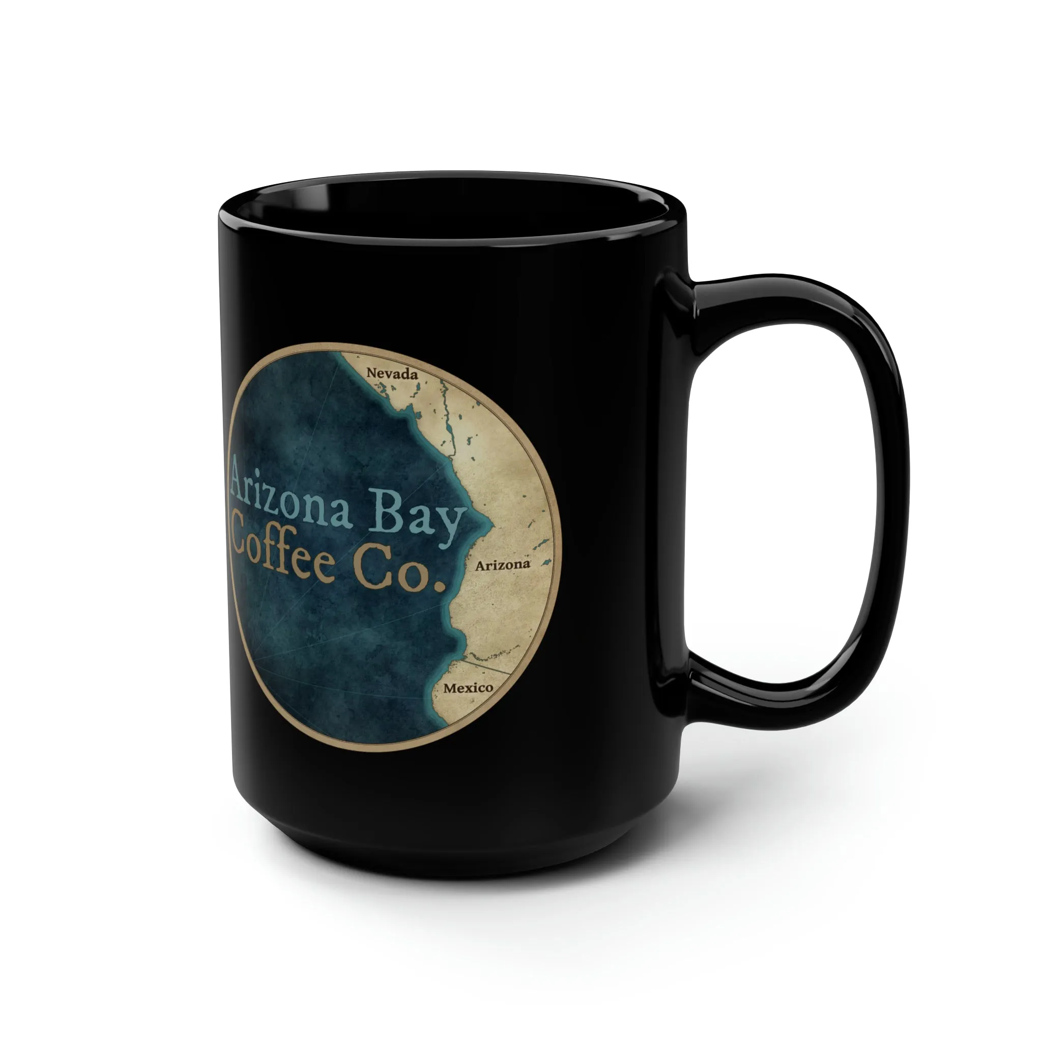 Arizona Bay Coffee - Black Mug, 15oz