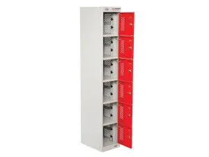 Armorgard Powerstation 6 Door Charging Locker 300 X 450 X 1800Mm