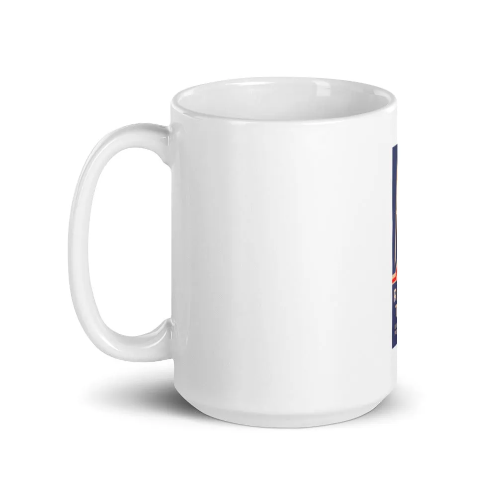 Art Electron Tube White glossy mug