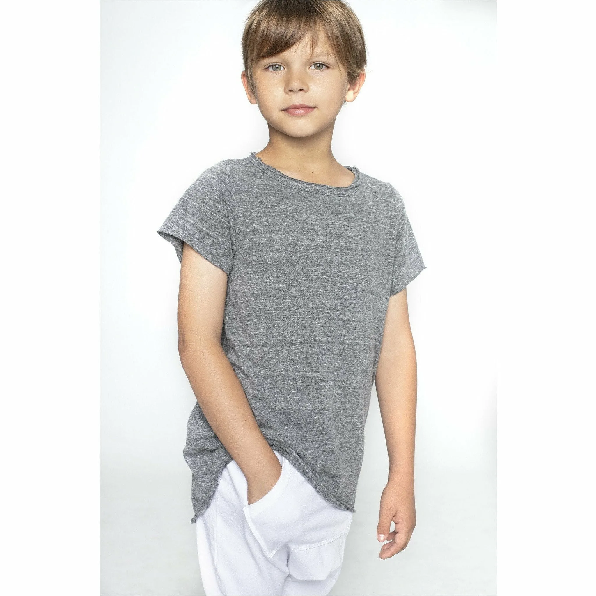 Asher Tee Heather Grey