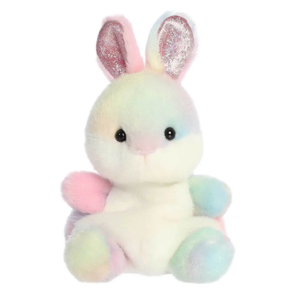 Aurora Palm Pals Rainbow Bunny Plush Toy
