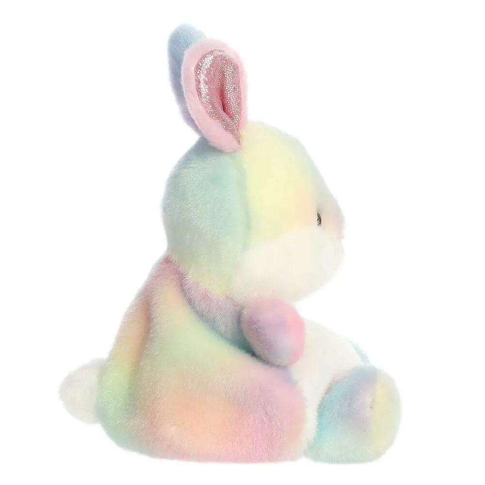 Aurora Palm Pals Rainbow Bunny Plush Toy