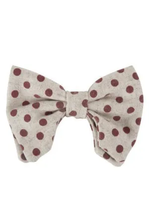 Avant Garde Bowtie - Burgundy Polka Dot