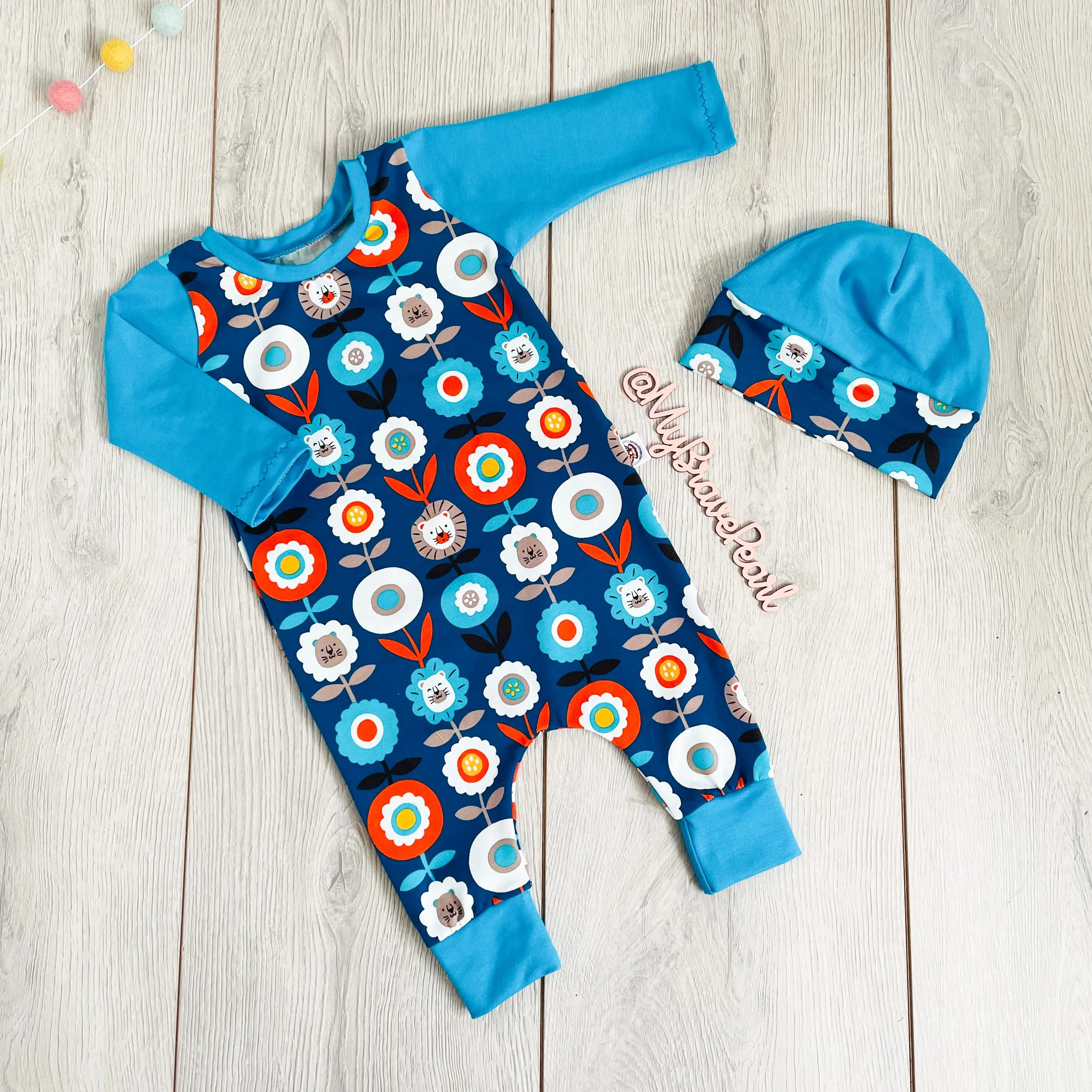 Baby Long Sleeve Pull On Romper