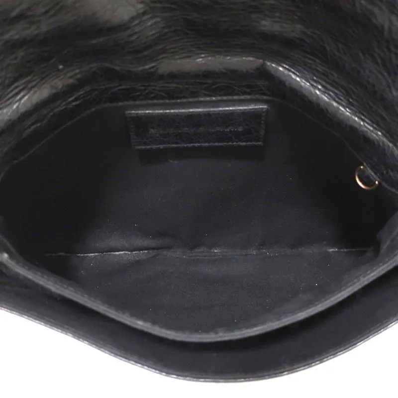 Balenciaga Giant 21 Envelope Clutch Black Leather Small Bag