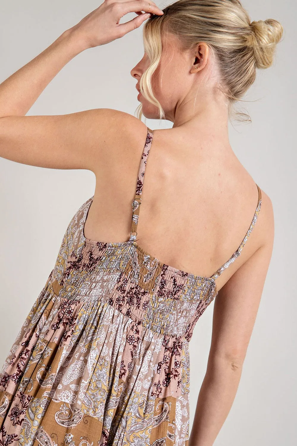 Balloon Paisley Jumpsuit