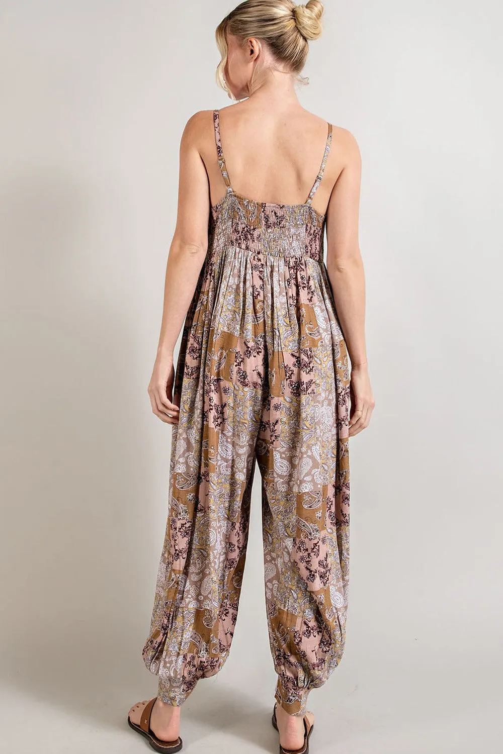 Balloon Paisley Jumpsuit