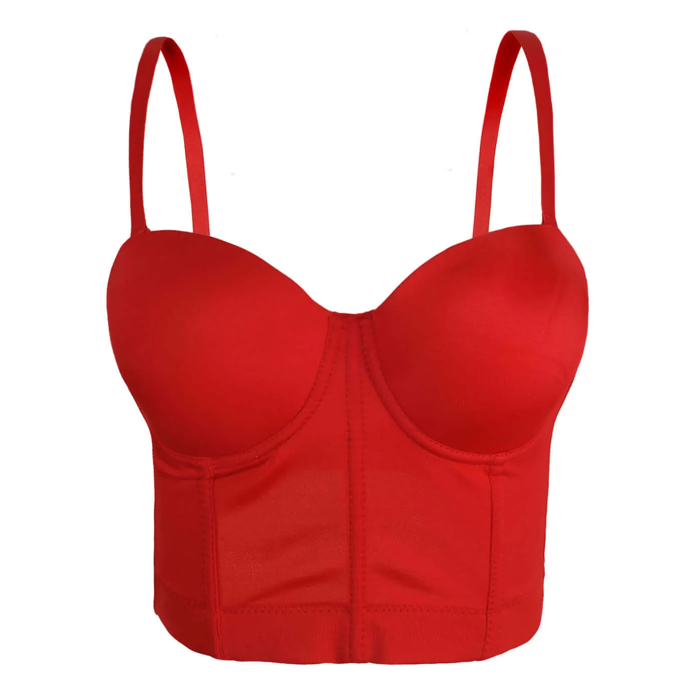 Basic Smooth Women's Bustier Bra Crop Top