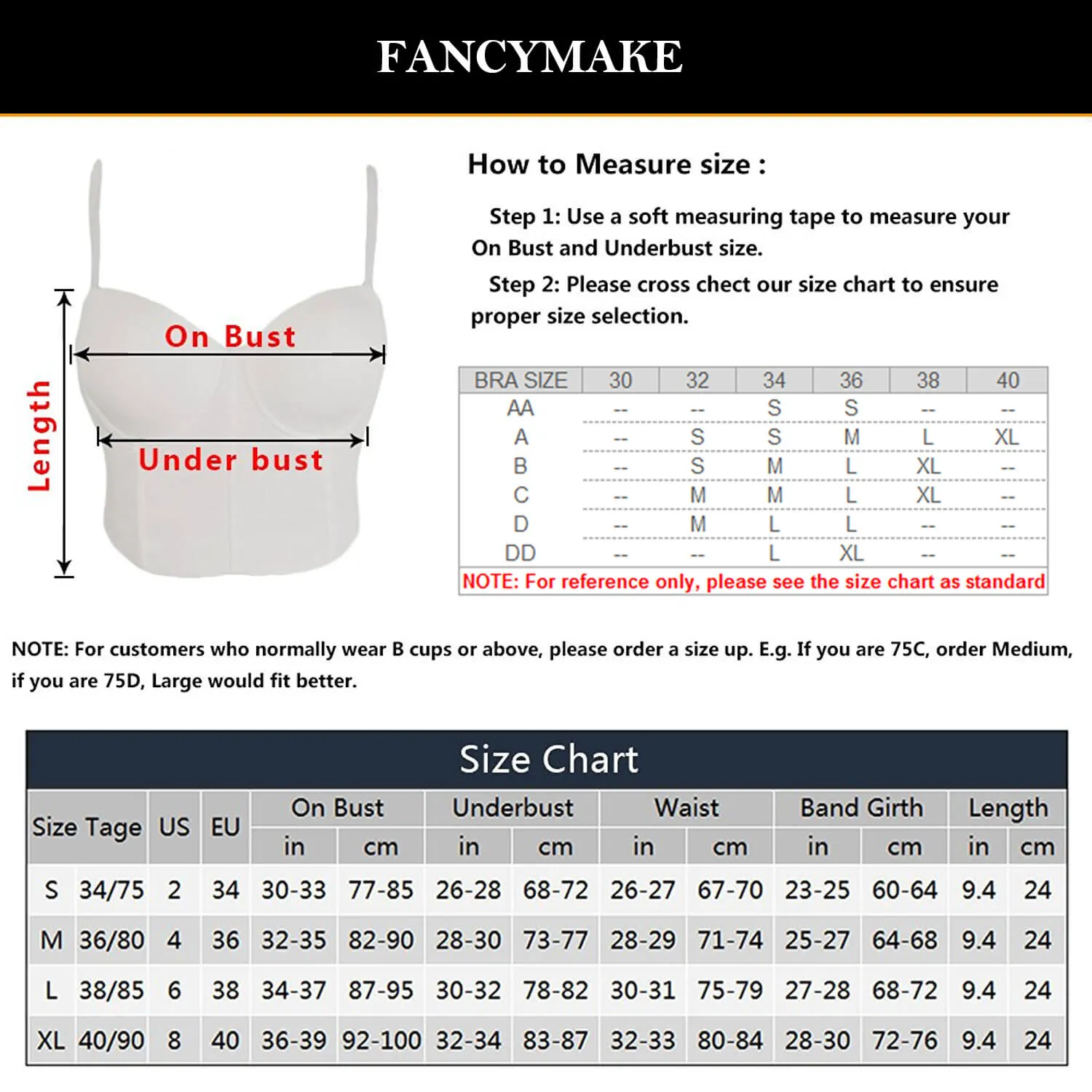 Basic Smooth Women's Bustier Bra Crop Top