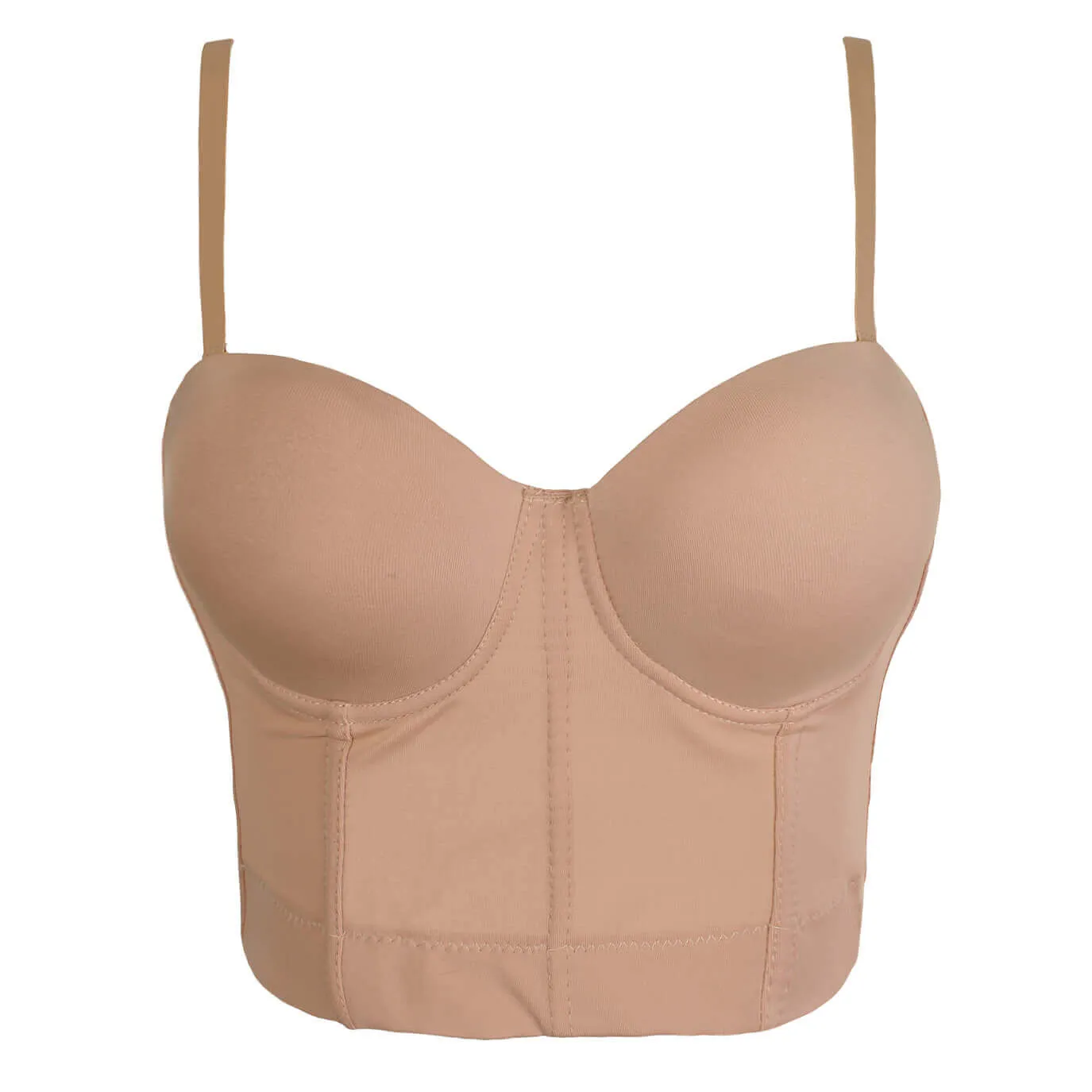Basic Smooth Women's Bustier Bra Crop Top