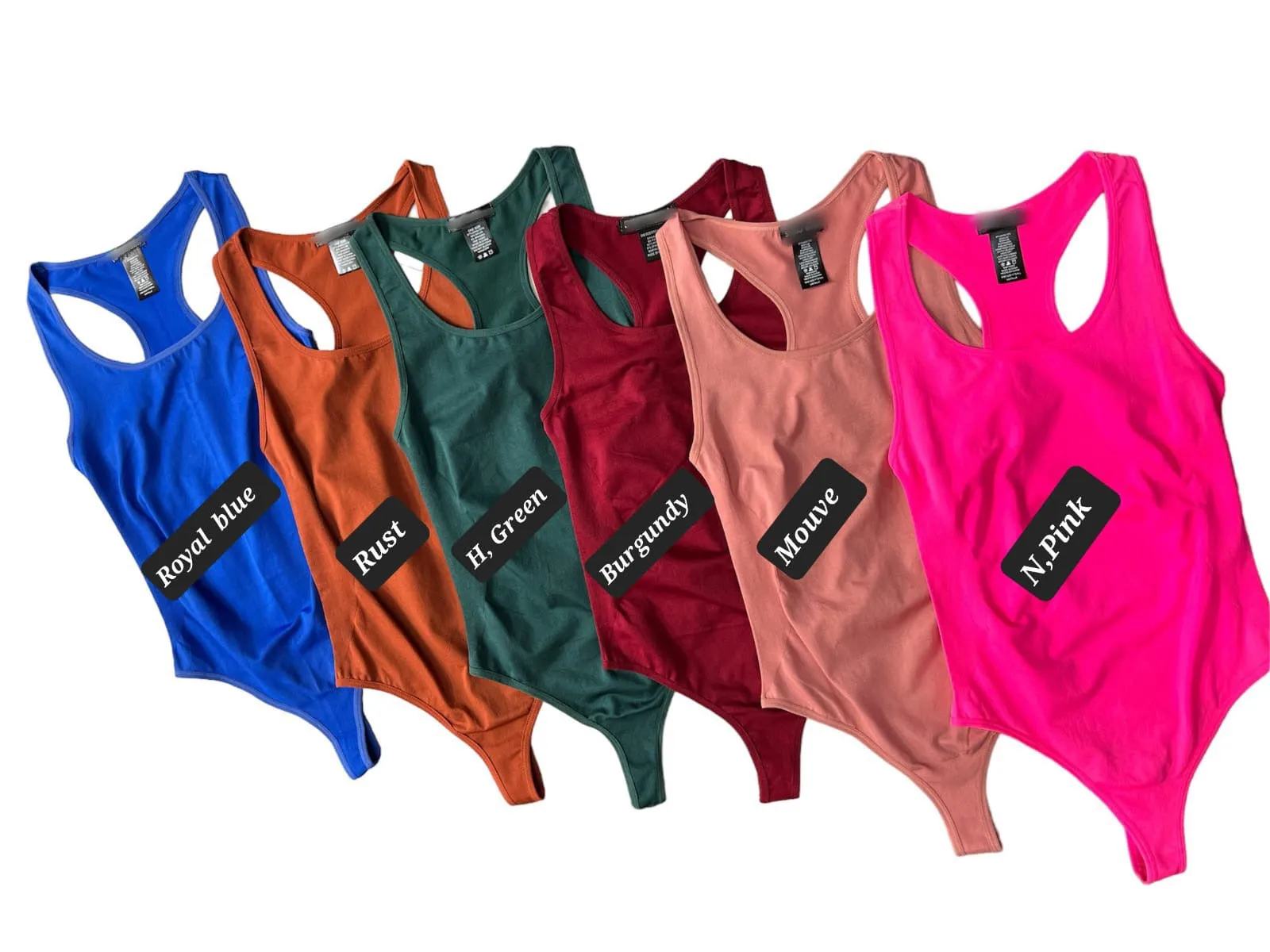 Basic Spandex One Size Bodysuit