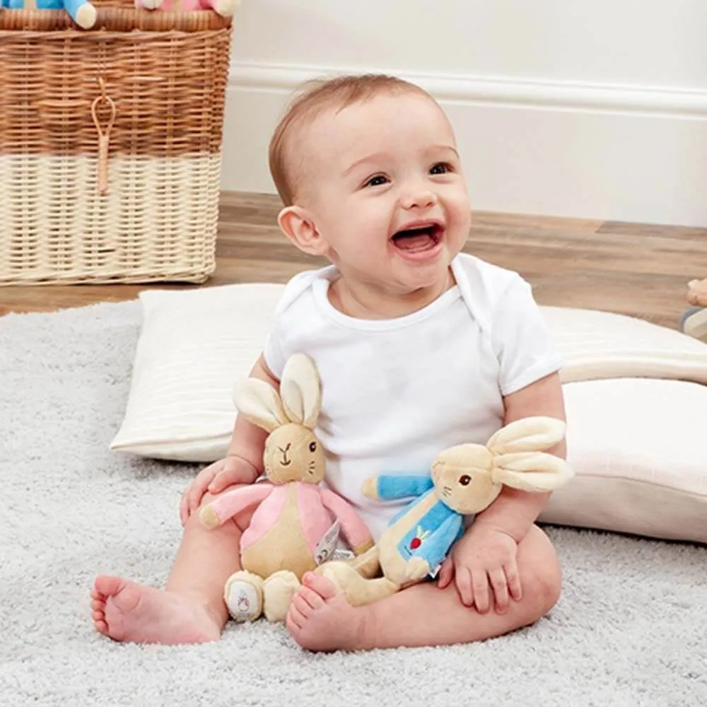 Beatrix Potter Peter Rabbit & Flopsy Soft Toy Rattles