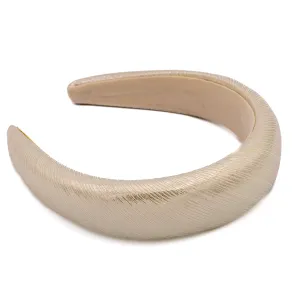 Bellefixe 1.5" Padded Headband (Metallic Silver)