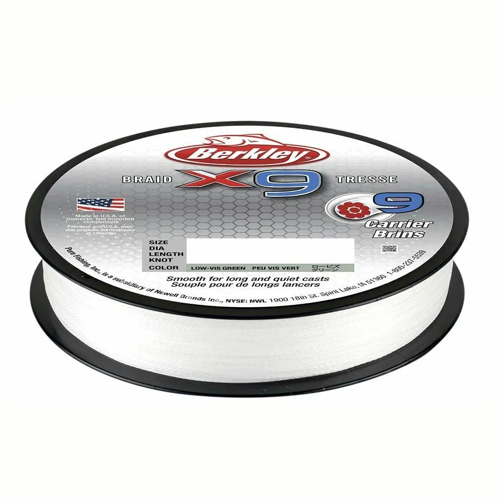 Berkley X9 Braid Tresse 50LB 330M