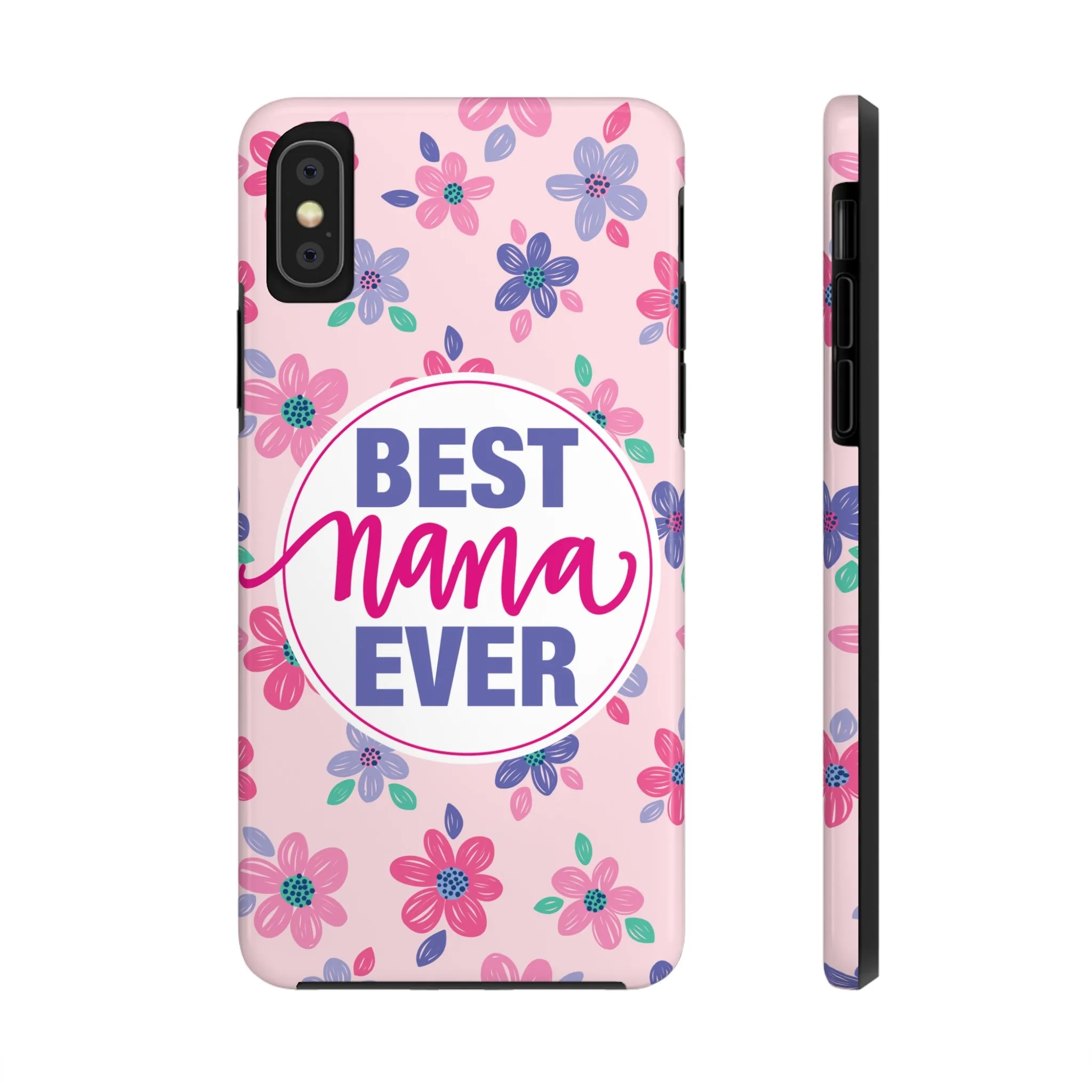 Best Nana Ever Floral Tough iPhone Cases, Case-Mate, Mothers Day Gift