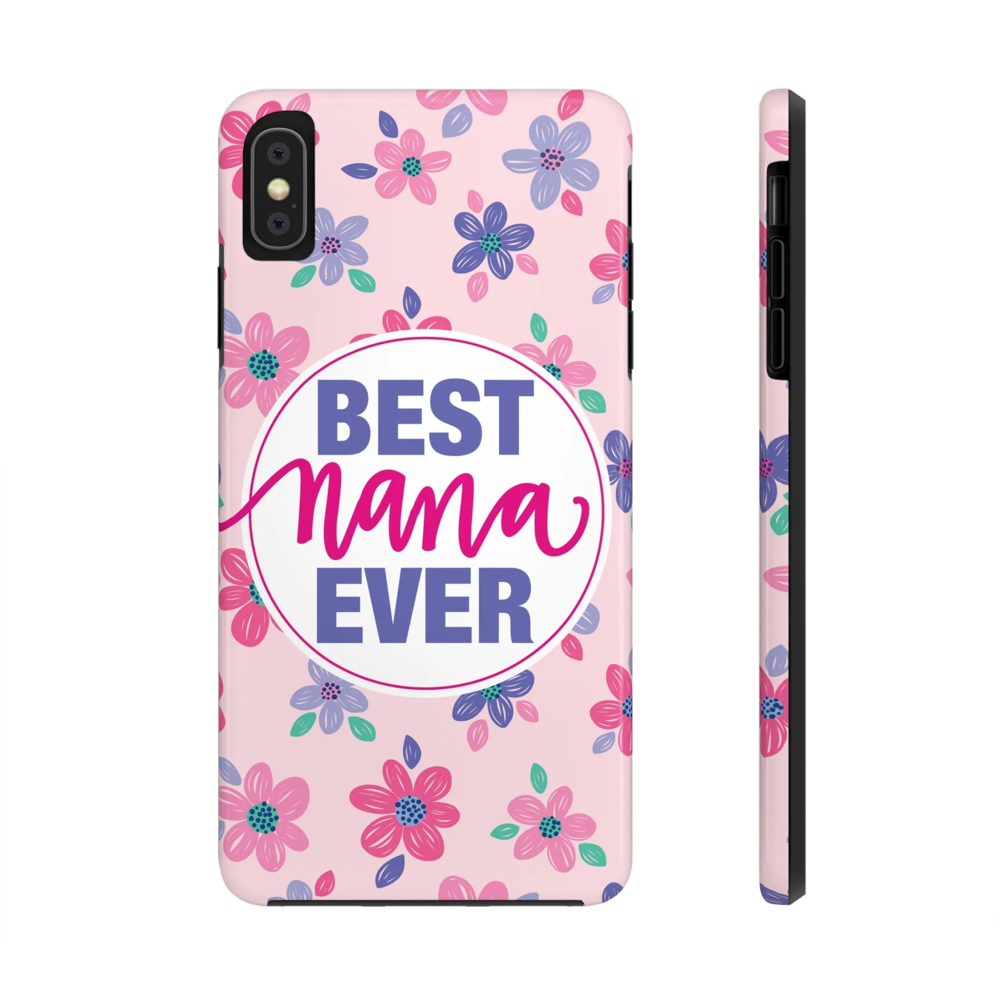 Best Nana Ever Floral Tough iPhone Cases, Case-Mate, Mothers Day Gift