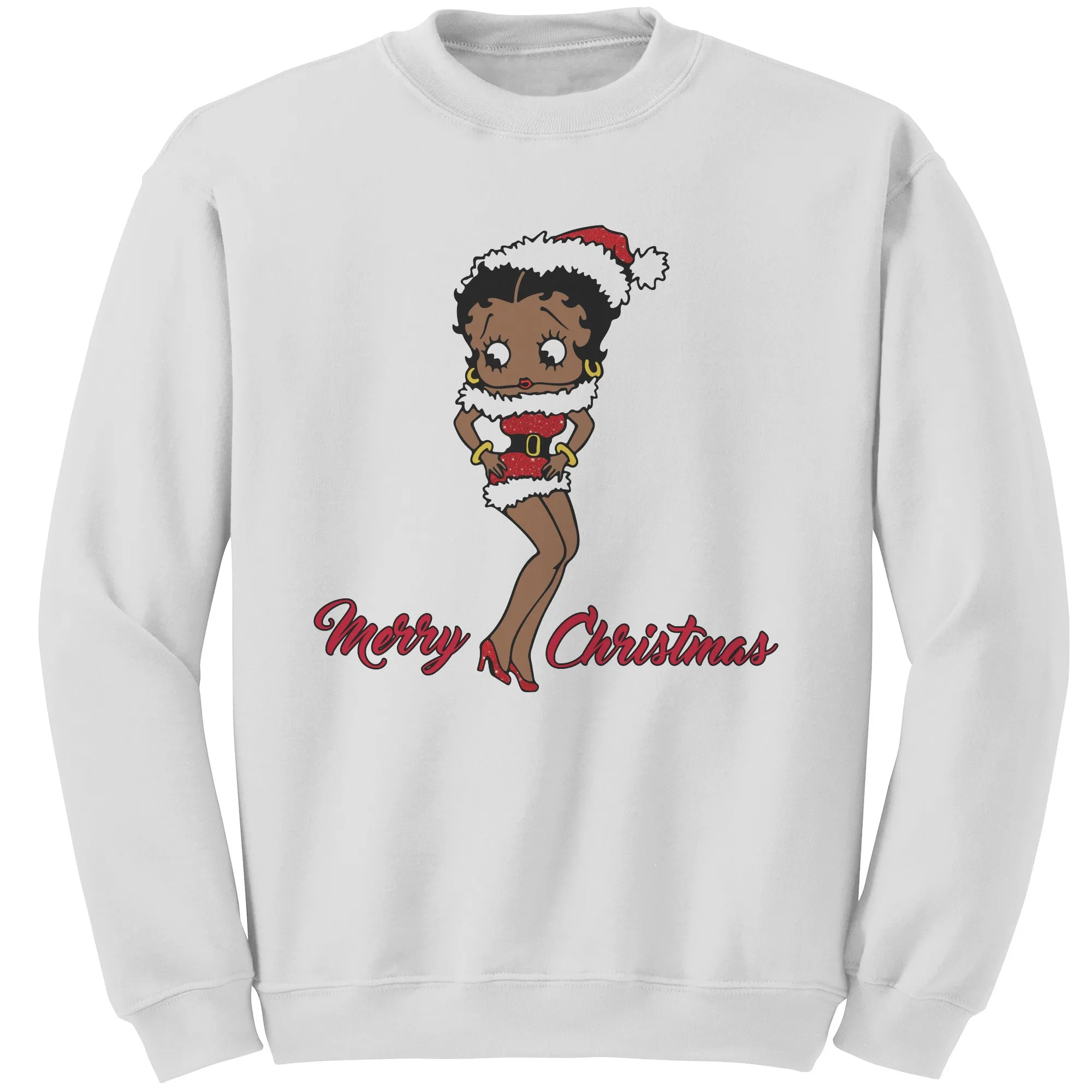 Betty Boop Sweatshirt for Women Graphic Pullover, Christmas Gift for Her, Cute Betty Boop Sweatshirt, Betty Boop Gift, Christmas Sweater