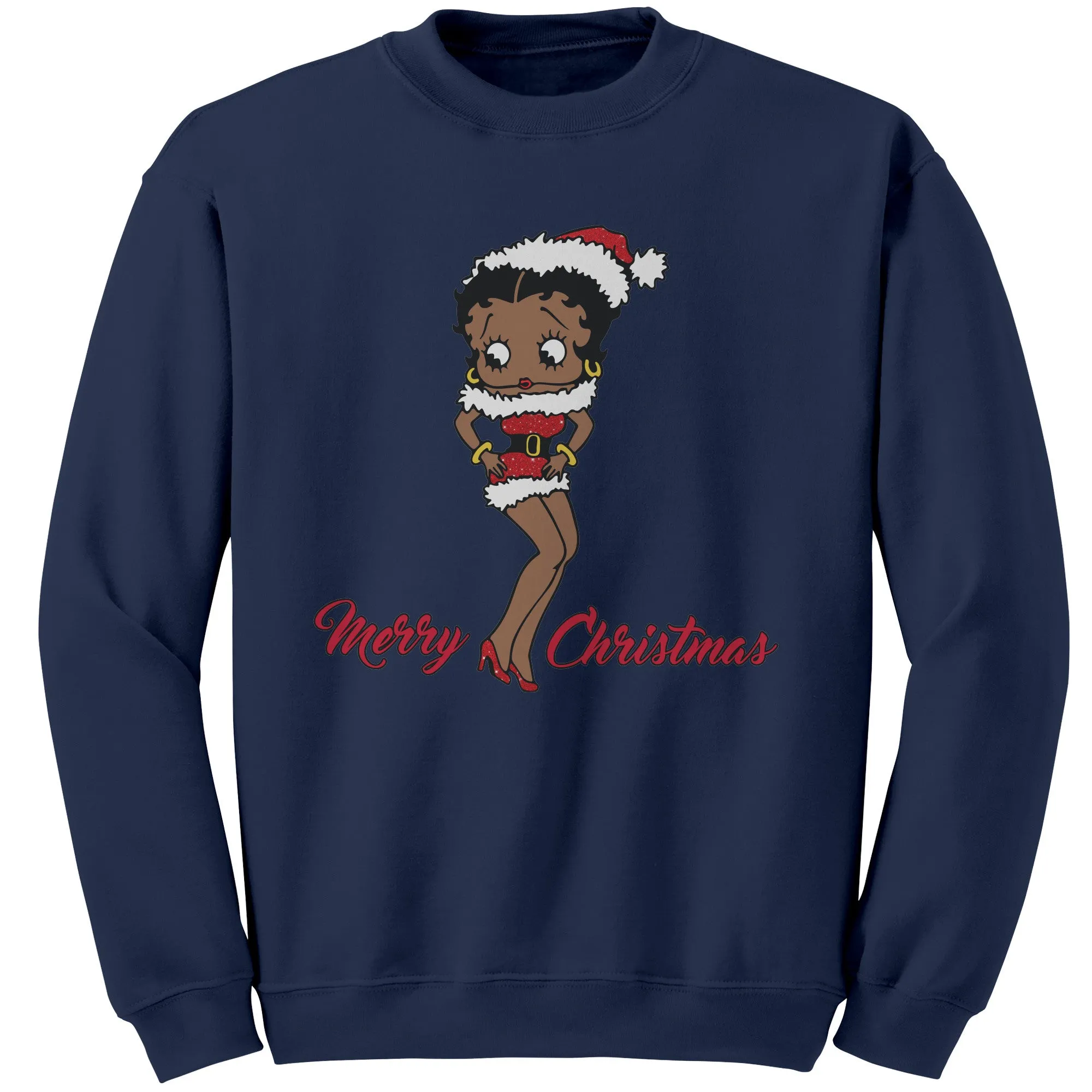 Betty Boop Sweatshirt for Women Graphic Pullover, Christmas Gift for Her, Cute Betty Boop Sweatshirt, Betty Boop Gift, Christmas Sweater