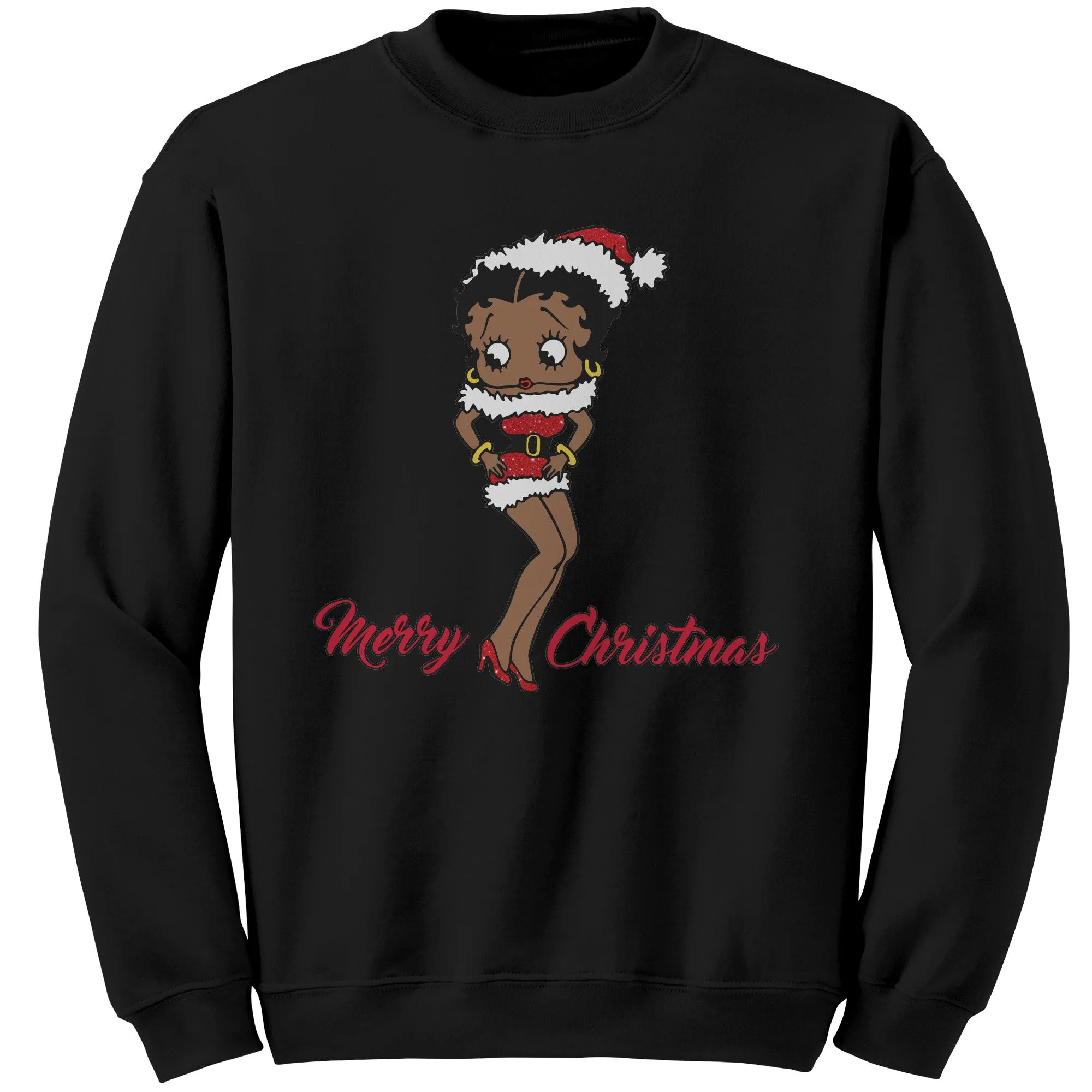 Betty Boop Sweatshirt for Women Graphic Pullover, Christmas Gift for Her, Cute Betty Boop Sweatshirt, Betty Boop Gift, Christmas Sweater