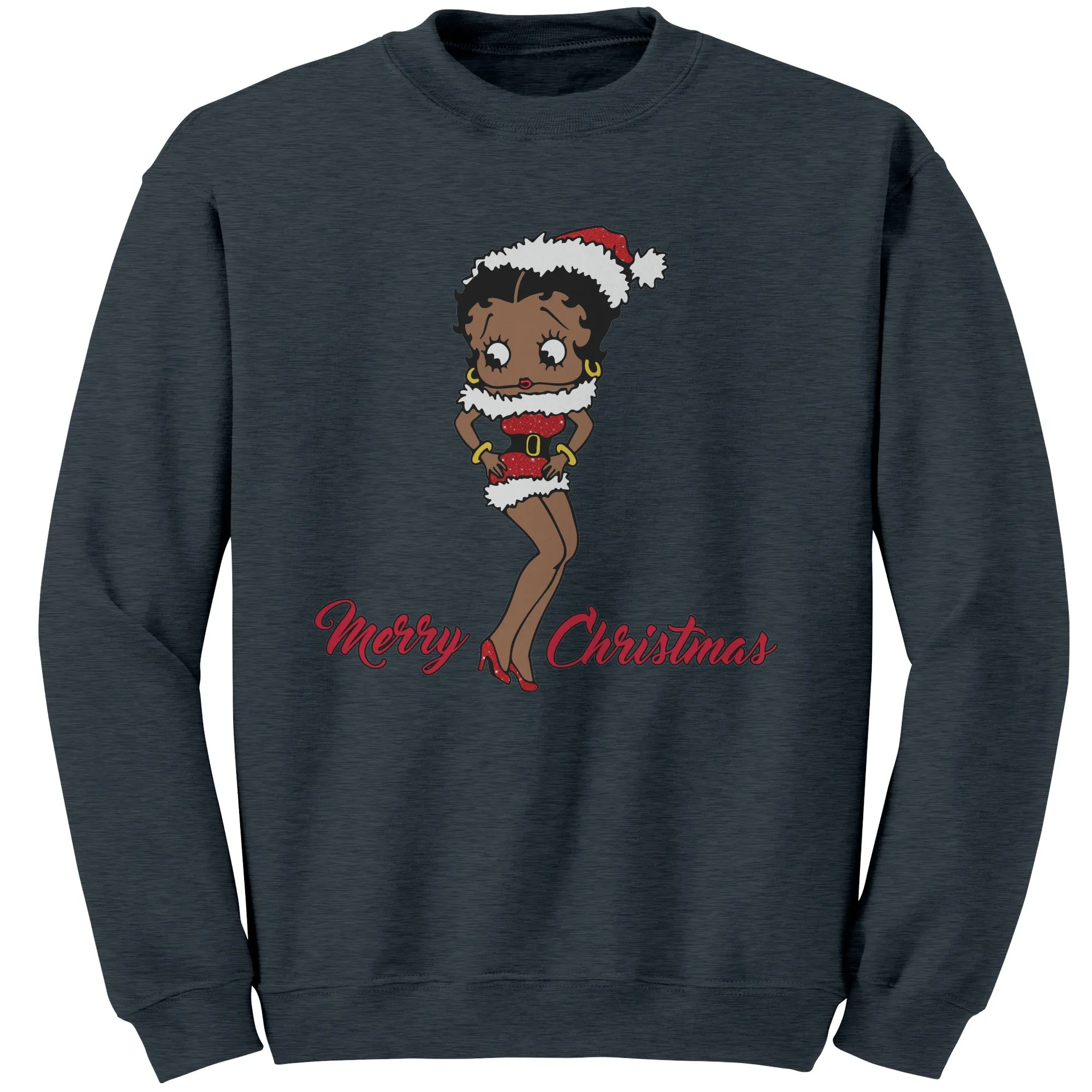 Betty Boop Sweatshirt for Women Graphic Pullover, Christmas Gift for Her, Cute Betty Boop Sweatshirt, Betty Boop Gift, Christmas Sweater