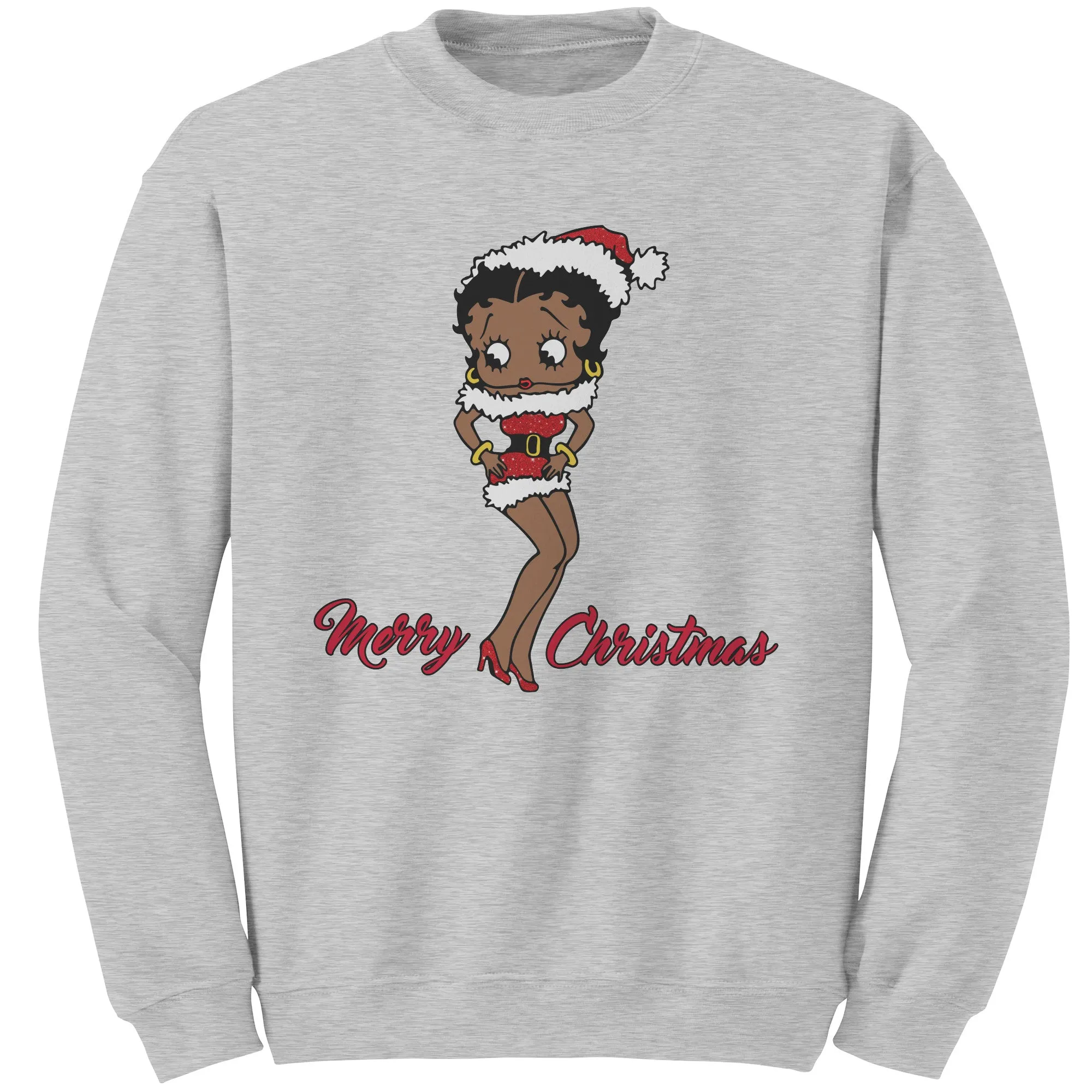Betty Boop Sweatshirt for Women Graphic Pullover, Christmas Gift for Her, Cute Betty Boop Sweatshirt, Betty Boop Gift, Christmas Sweater