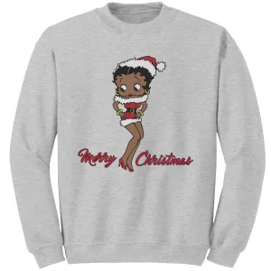 Betty Boop Sweatshirt for Women Graphic Pullover, Christmas Gift for Her, Cute Betty Boop Sweatshirt, Betty Boop Gift, Christmas Sweater