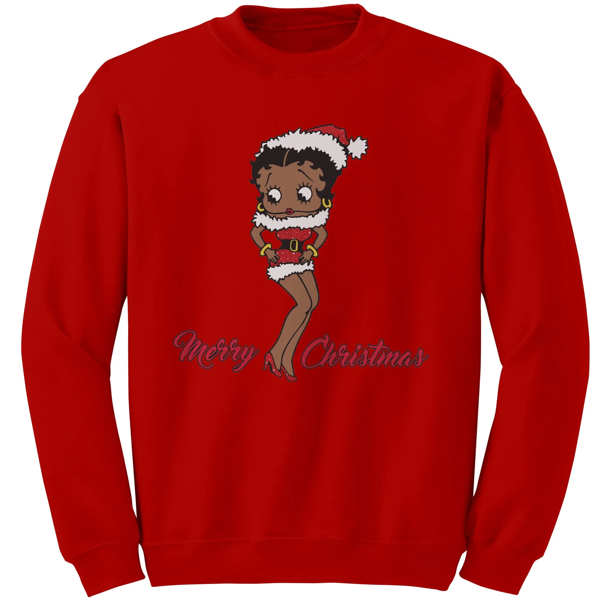 Betty Boop Sweatshirt for Women Graphic Pullover, Christmas Gift for Her, Cute Betty Boop Sweatshirt, Betty Boop Gift, Christmas Sweater
