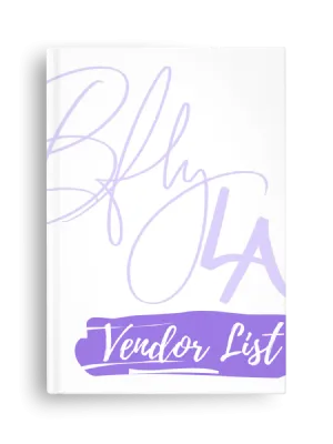 BFly LA Vendor List