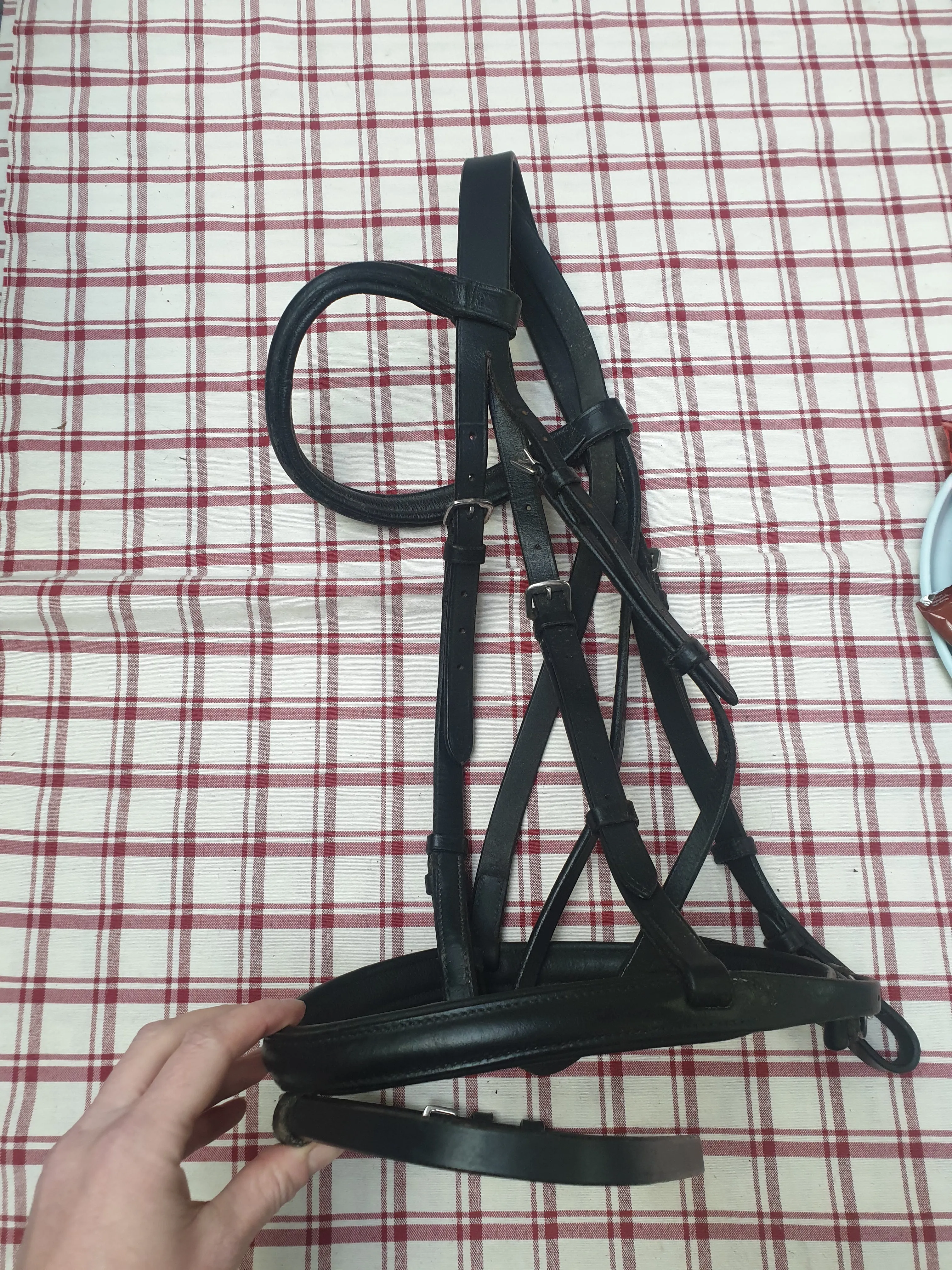 Black leather bridle size full FREE POSTAGE ❤️