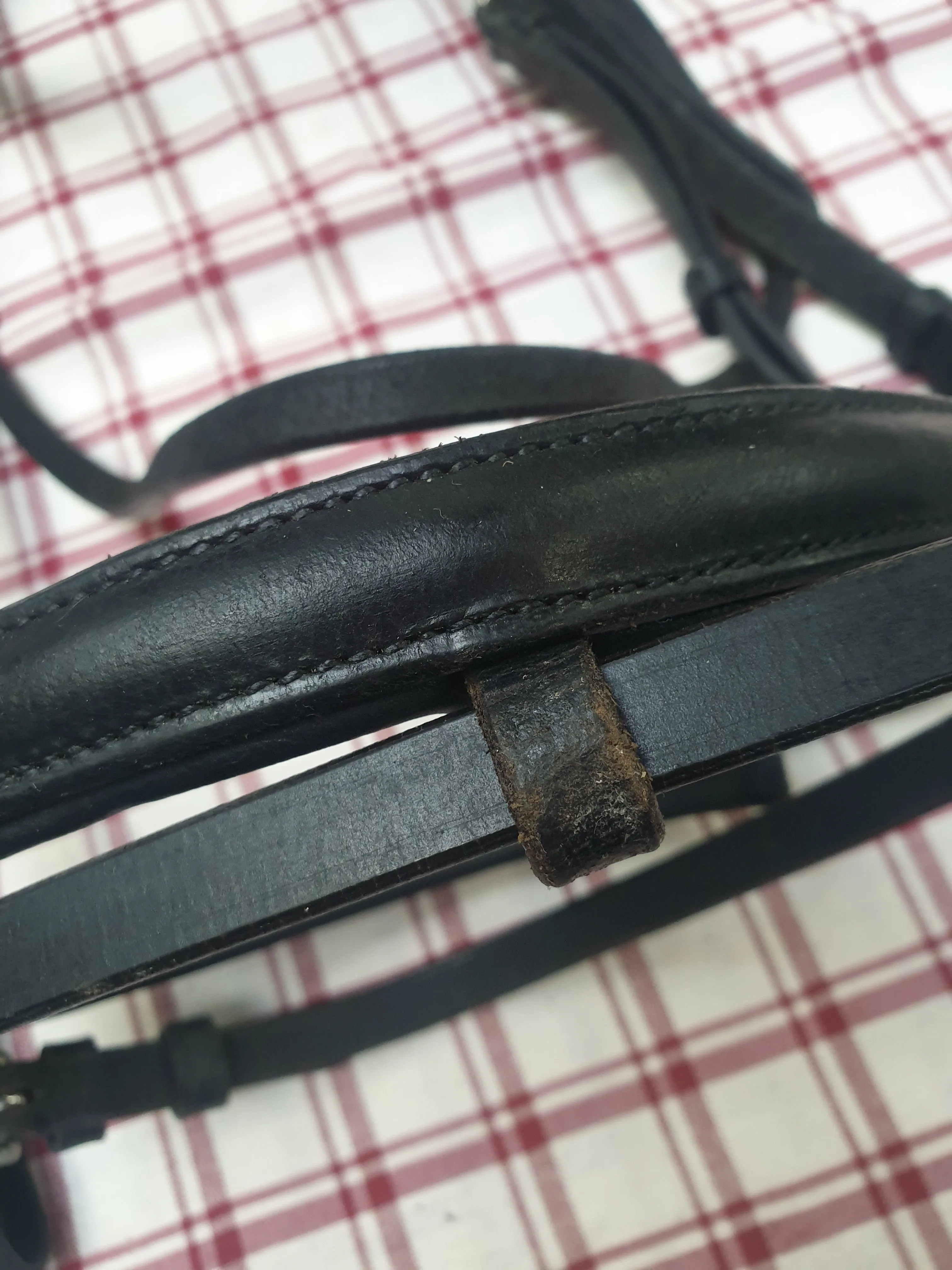 Black leather bridle size full FREE POSTAGE ❤️