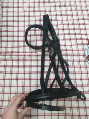 Black leather bridle size full FREE POSTAGE ❤️