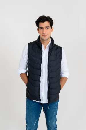 Black Padded Gilet