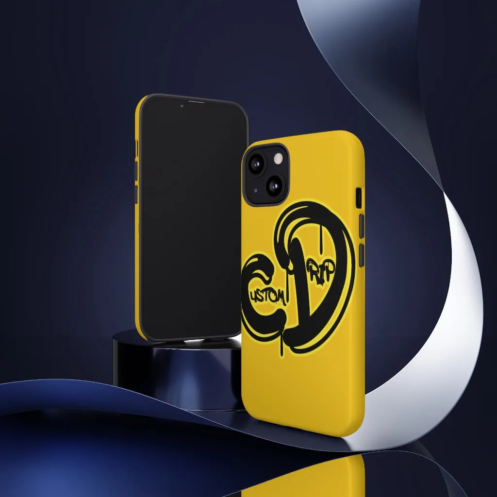 Black&Yellow custom Drip Tough Cases