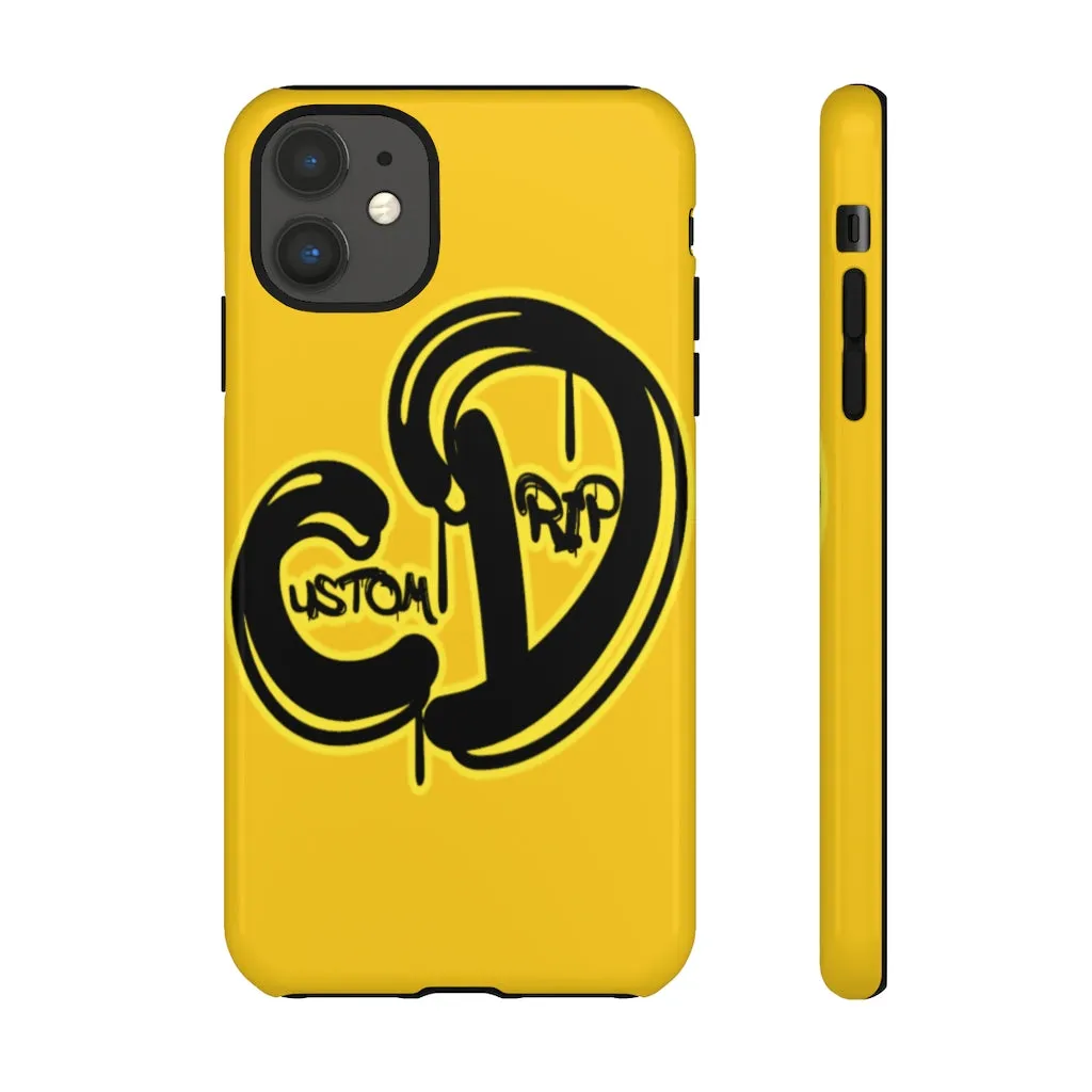 Black&Yellow custom Drip Tough Cases