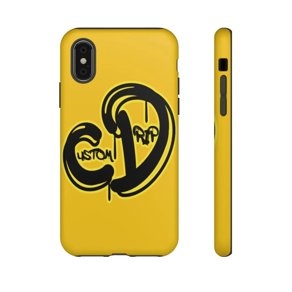Black&Yellow custom Drip Tough Cases
