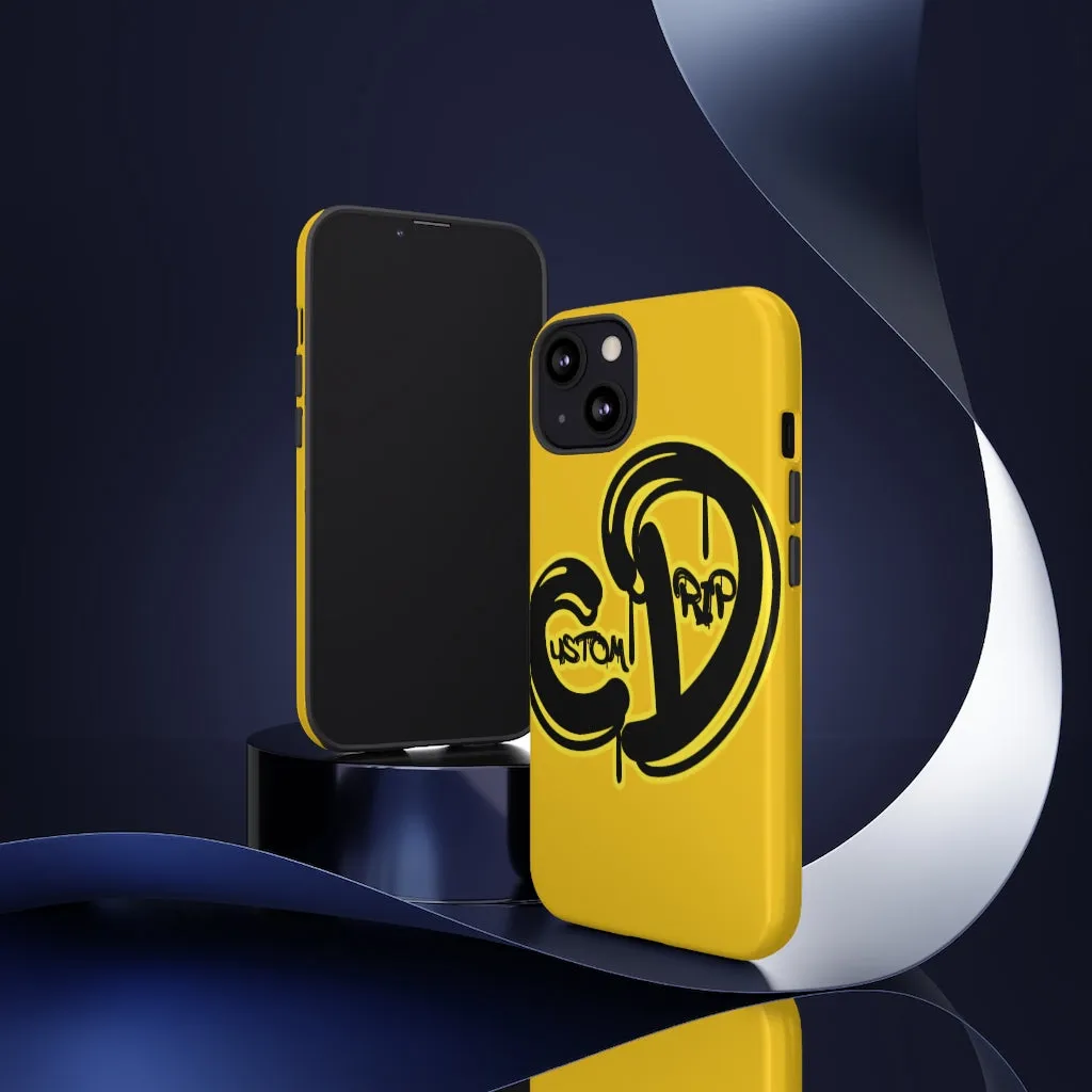 Black&Yellow custom Drip Tough Cases