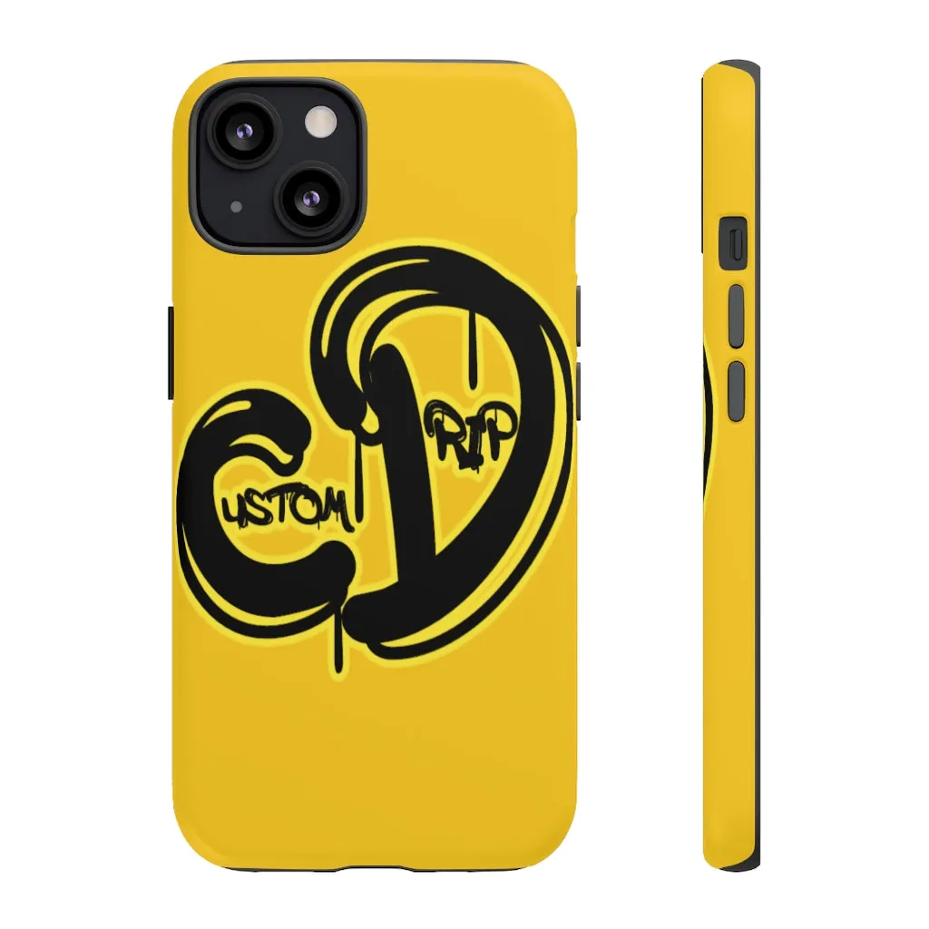Black&Yellow custom Drip Tough Cases