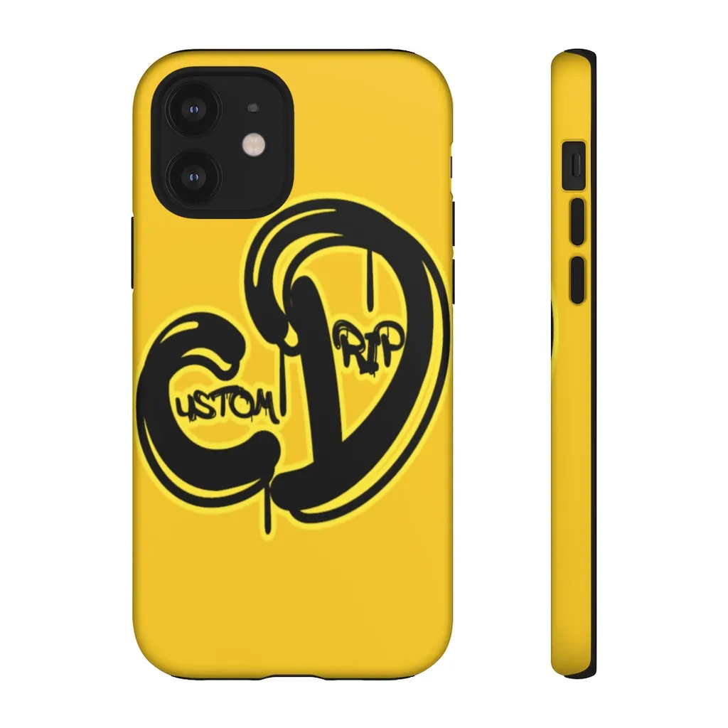 Black&Yellow custom Drip Tough Cases