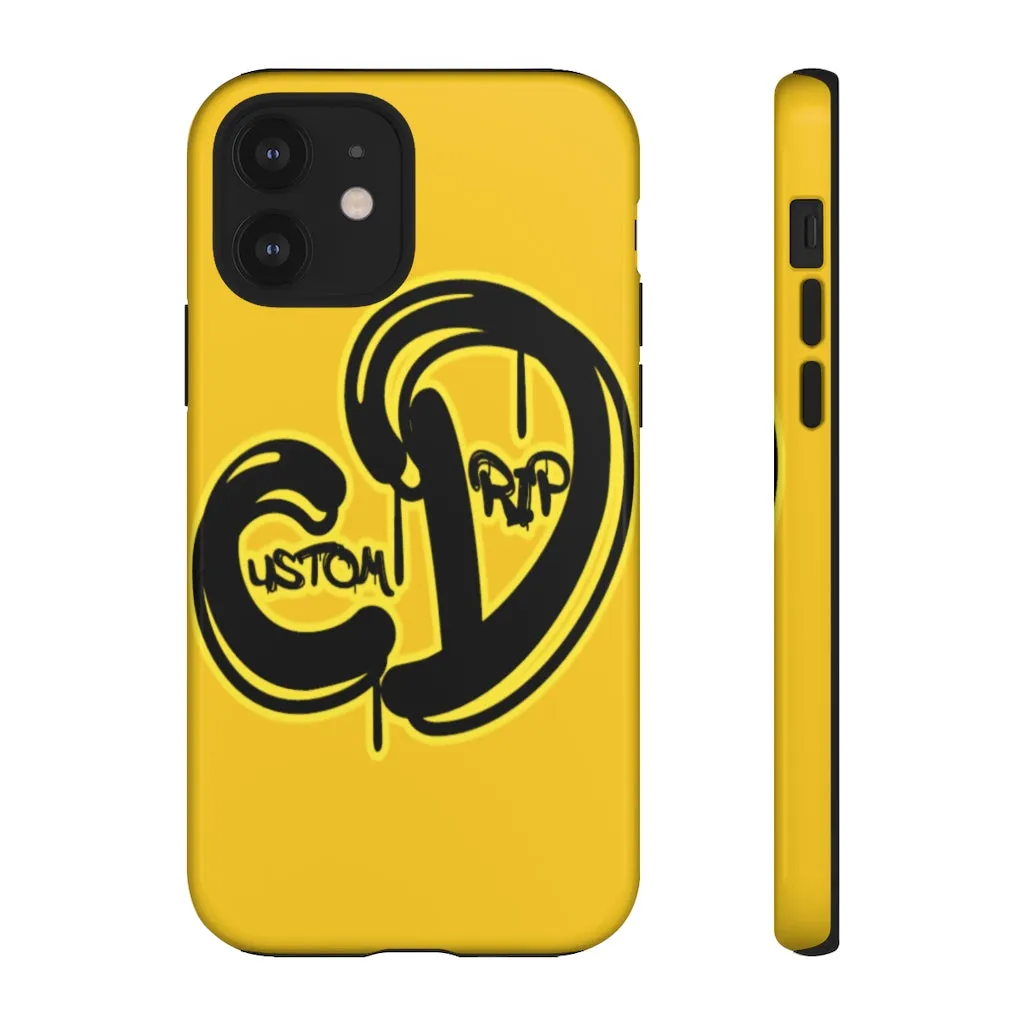 Black&Yellow custom Drip Tough Cases