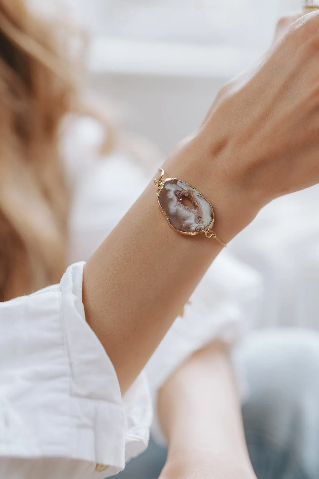 Bleecker Street Geode Bracelet