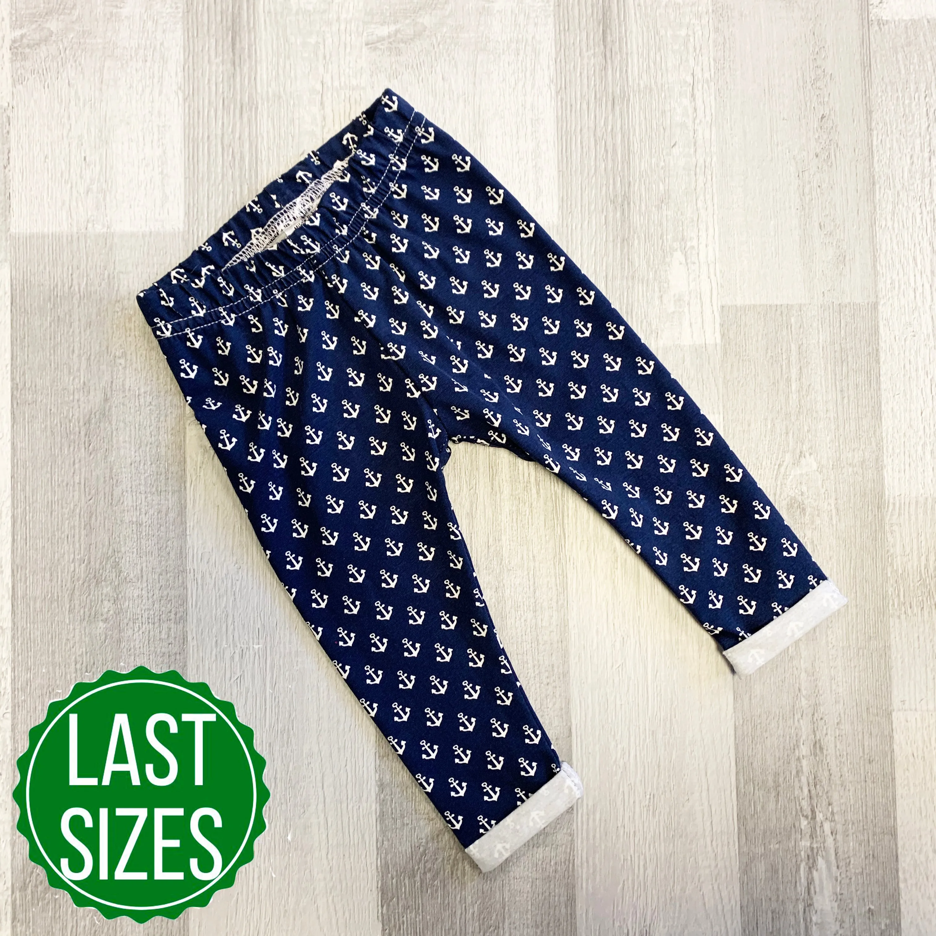 Blue Anchor Leggings