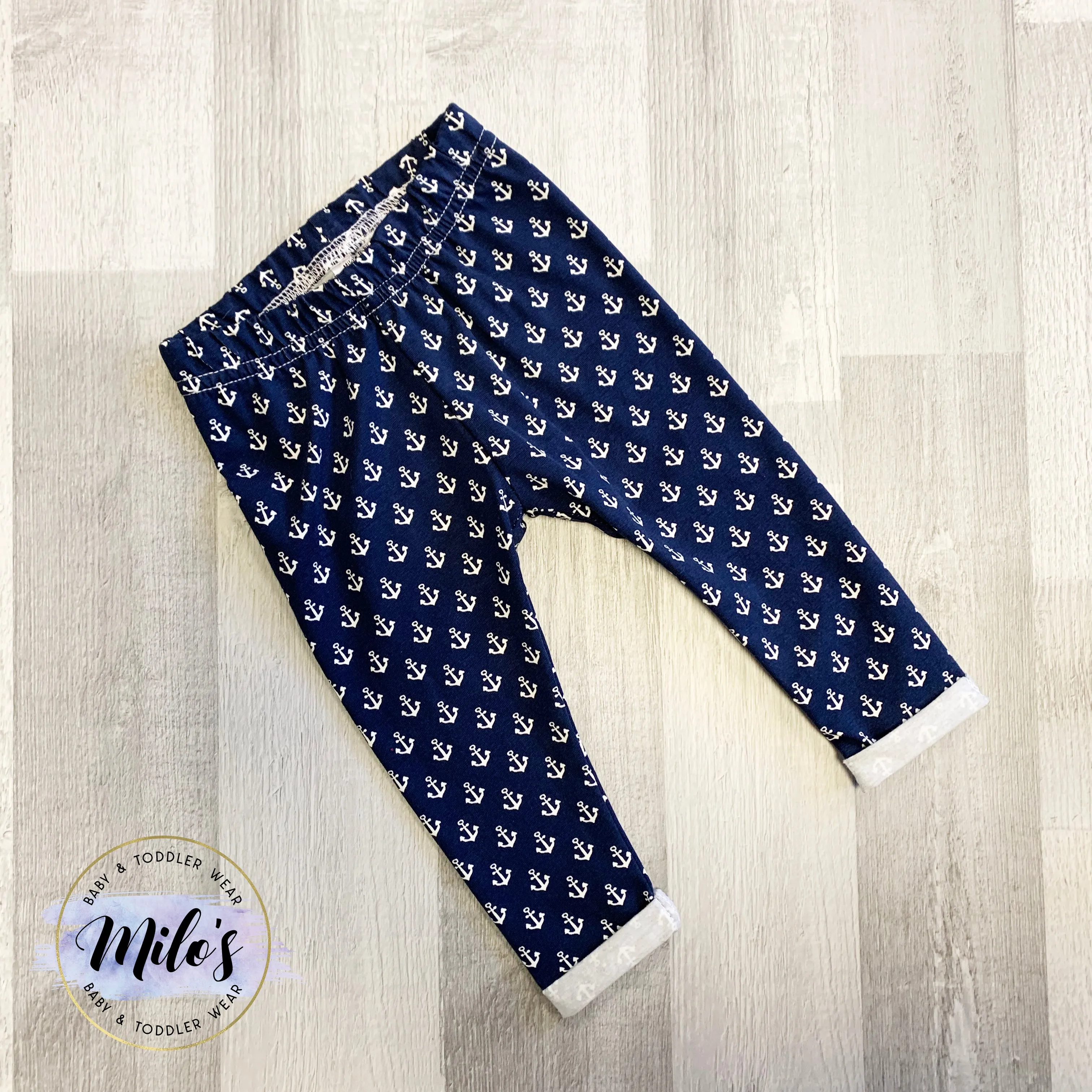 Blue Anchor Leggings