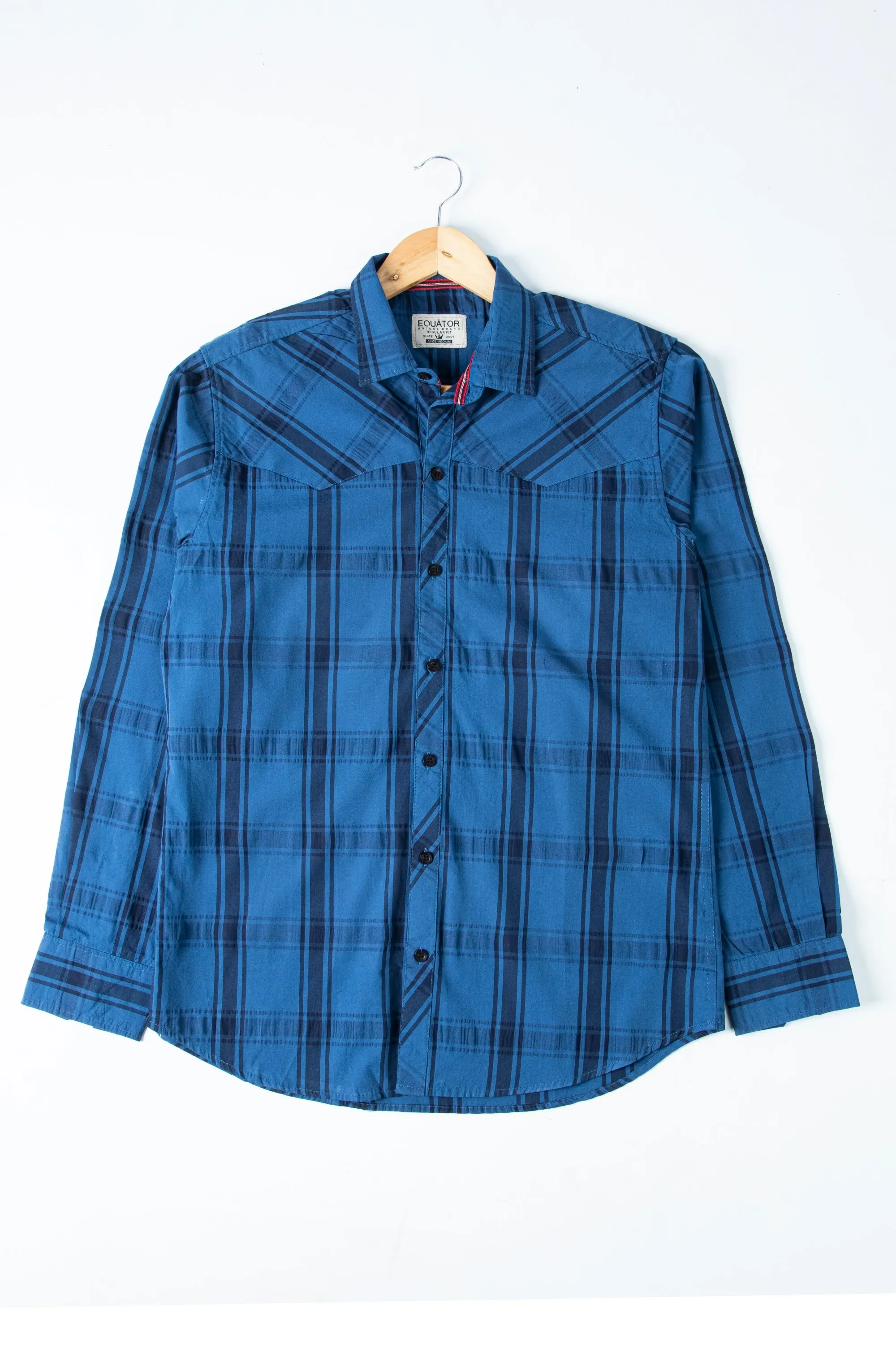 Blue Casual Shirt FS Regular Fit