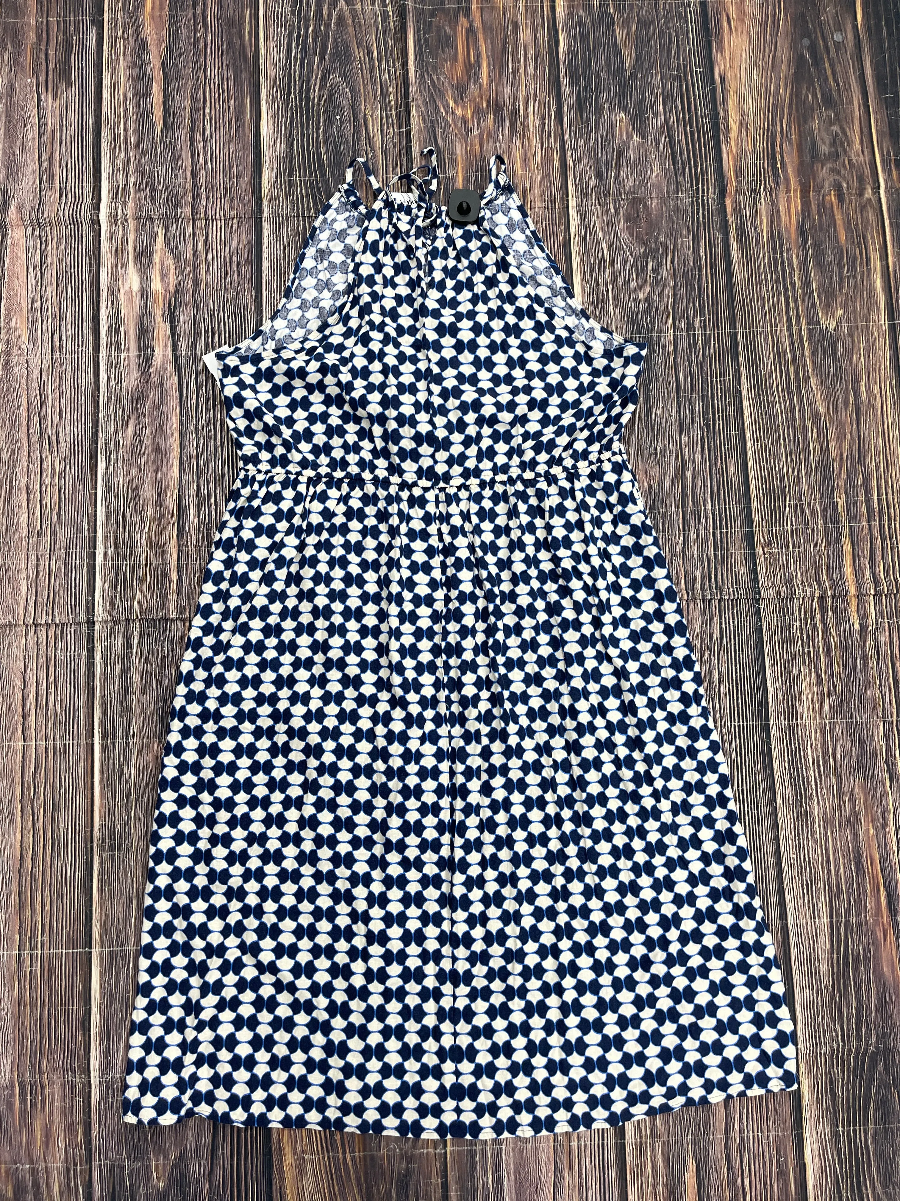 Blue Dress Casual Midi Ava & Viv, Size 1x
