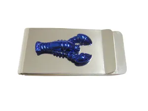 Blue Toned Lobster Money Clip
