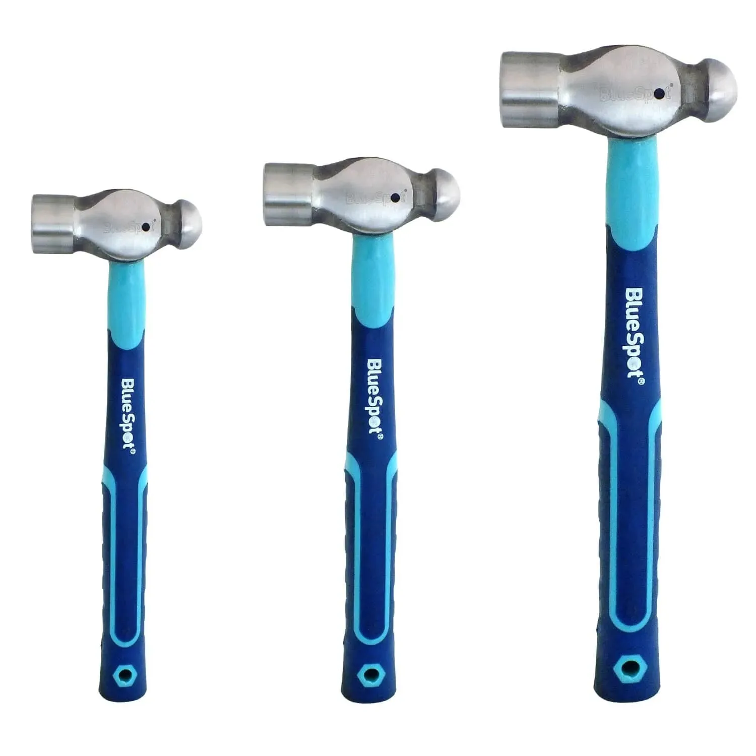 BLUESPOT 3 PCE BALL PEIN HAMMER SET 8OZ 16OZ 32OZ LIFETIME WARRANTY