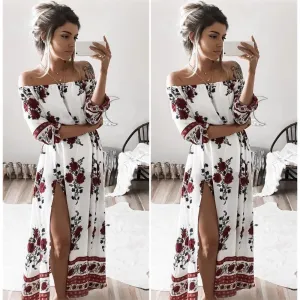 Boho Life Off Shoulder Maxi